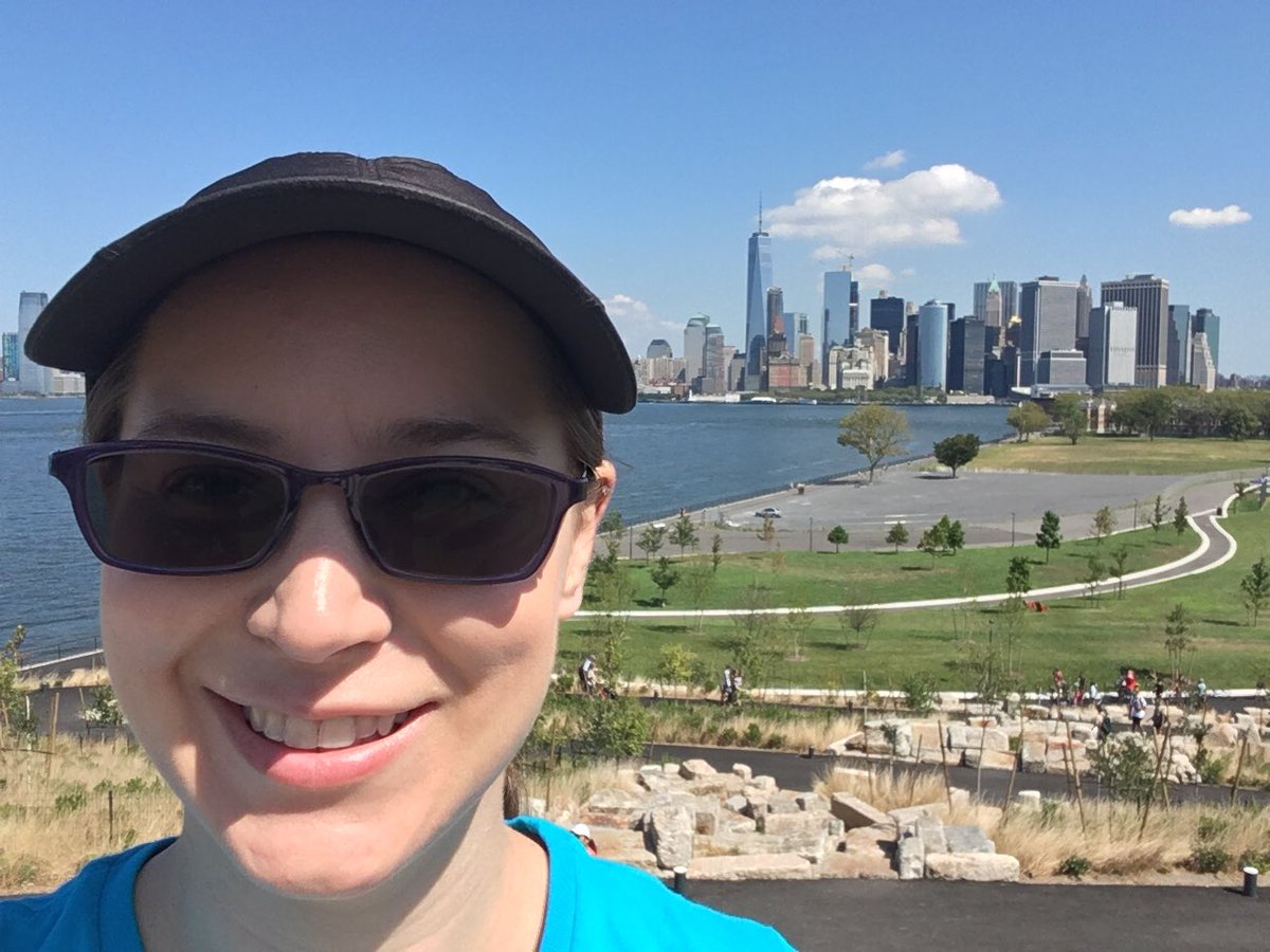 HeatherBriere's tweet photo. Perfect day for biking and a @GovernorsIsland adventure! Go lady liberty! #bikingrules #iloveNY #statueofliberty https://t.co/t51teX3TW8