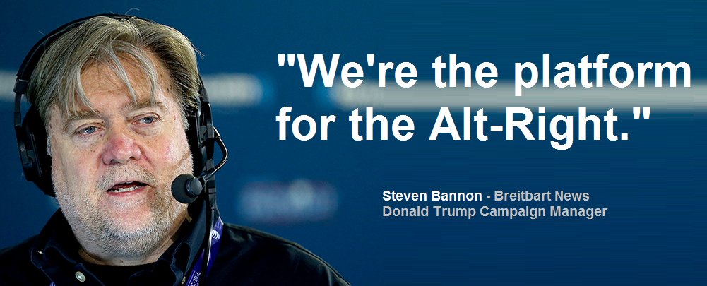 Steve Bannon removes all doubt that the Trump campaign is the White Nationalist movement. #AltRightMeans #AltRight