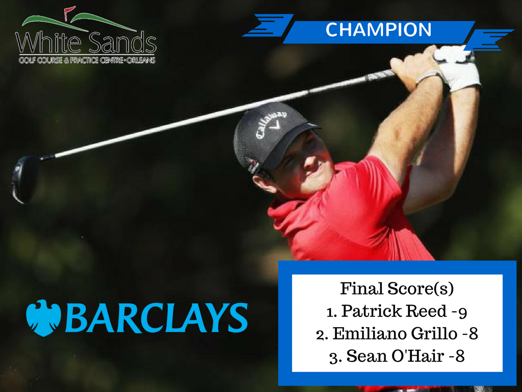 🏆 Congrats to Patrick Reed on winning the @TheBarclaysGolf! 1st leg of the playoffs are in the books ⛳️