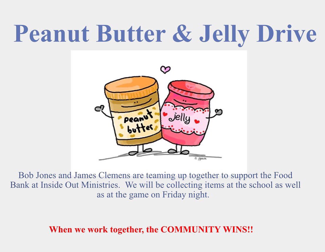 BobJonesHigh's tweet photo. So much excitement! Spirit week,impacting #MCScommUNITY w/PB&amp;J, all while drinking a milkshake!❤️ being a Patriot!!! https://t.co/2XWzFpvV2w