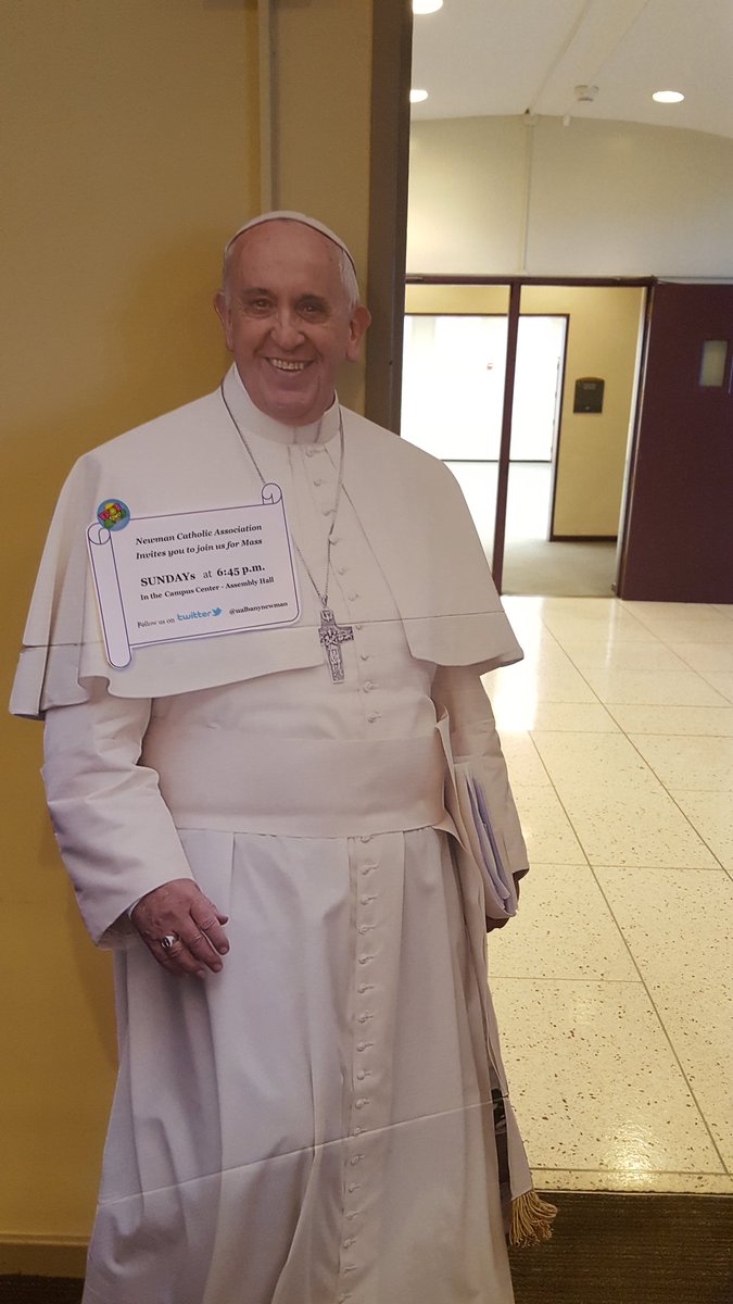 ualbanynewman's tweet photo. First Newman mass of semester @ UAlbany, https://t.co/mimKc3zhyX