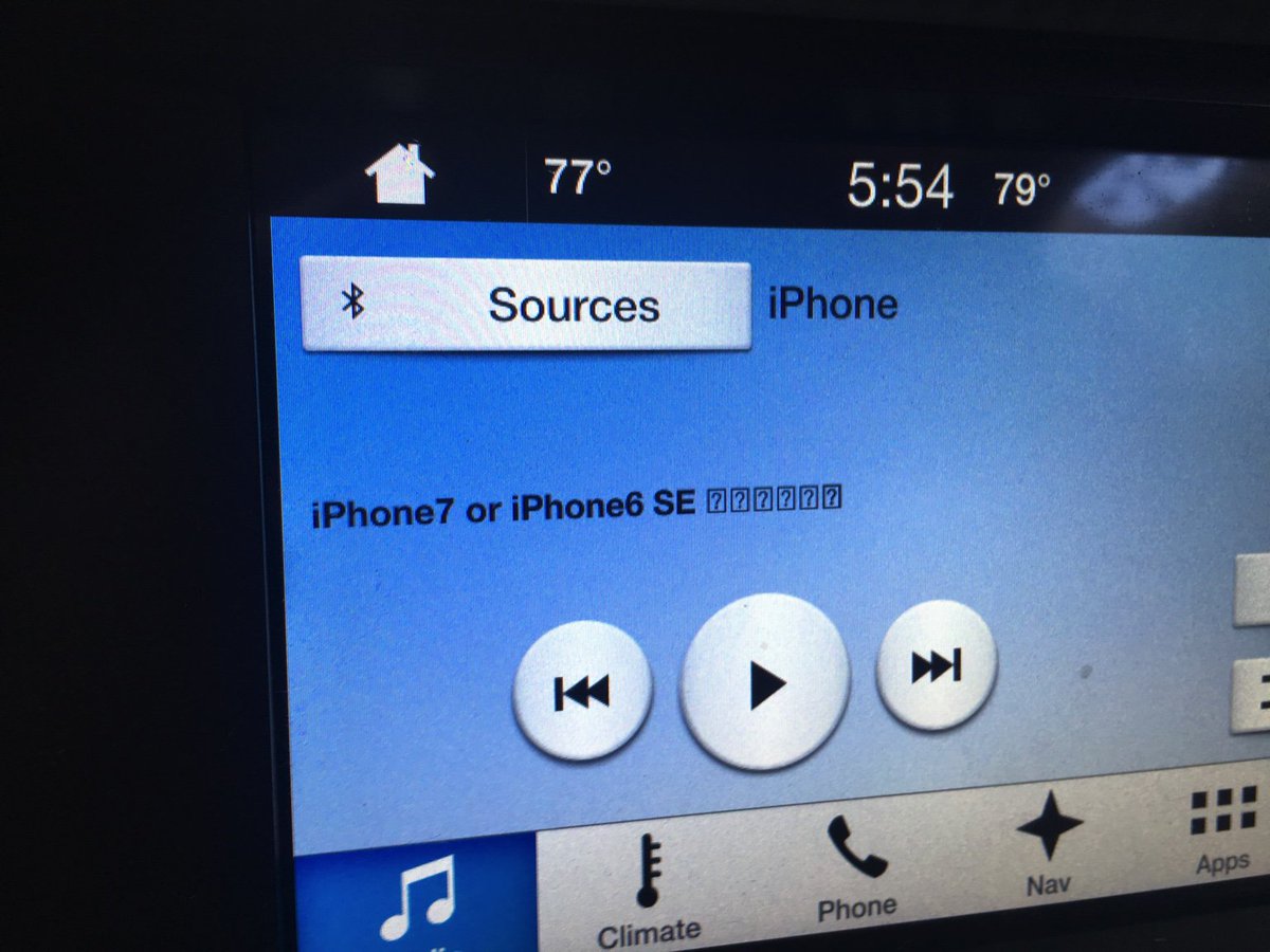 Ford Sync 3 is not sure about the next iPhone