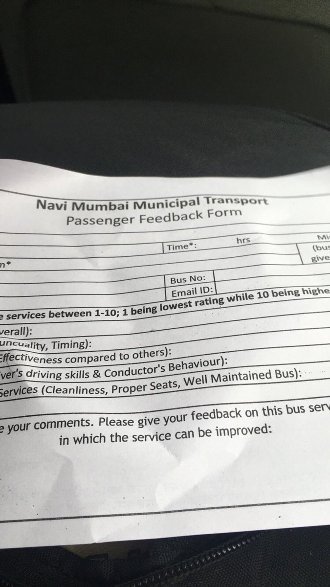 PrardhanaC's tweet photo. Great move by @NMMT_bus_day to understand the concerns of its users. https://t.co/GtDJM9ldab