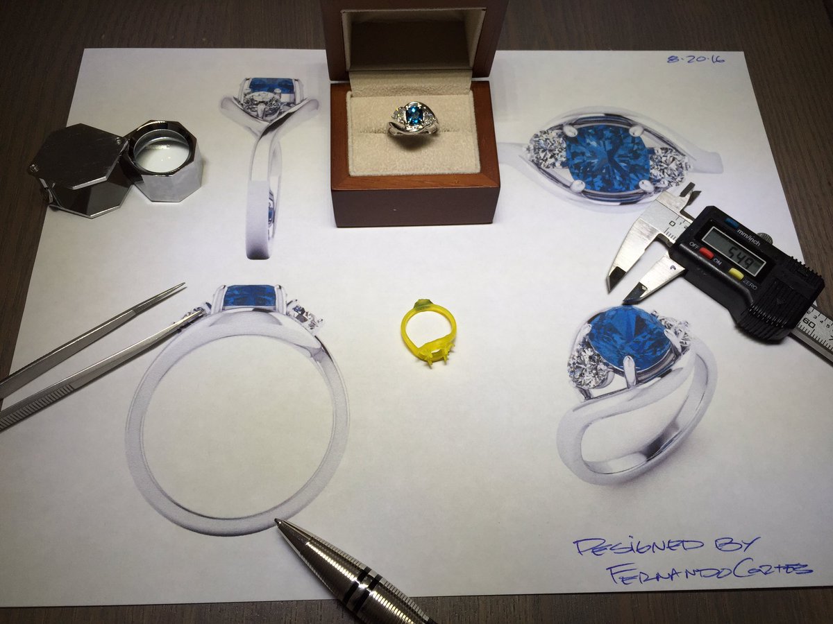 reddoordist's tweet image. Quality tools produce high quality product.#b9c #b9creator #jewelry #rings #gold #diamonds #3dprinted #3d #dlp #wow