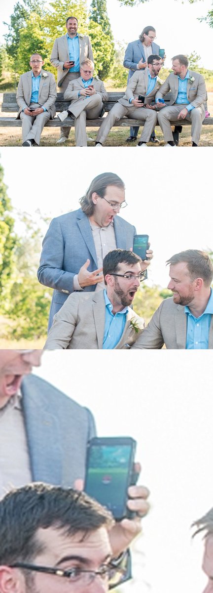 PokemonGoNews's tweet image. u/psisarah got married a few weeks ago and this is one of the photographs that the photographer sent over.