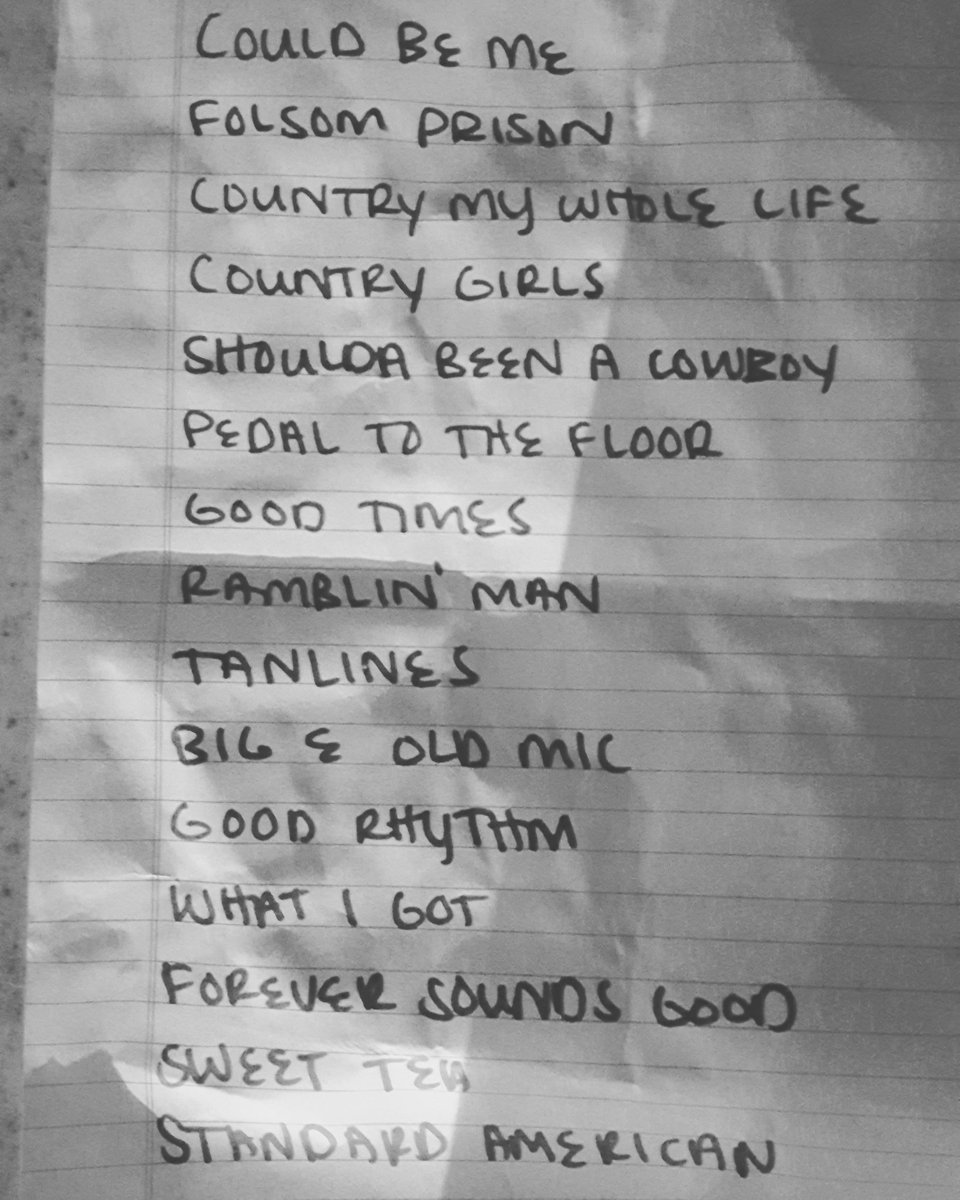 newbergchris's tweet photo. @GrizzlyBoys set list from T&amp;J's Smokehouse last night in Put-In-Bay, OH. https://t.co/0FyyvvFk5p