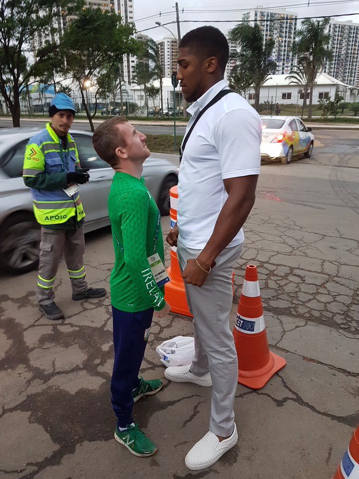 BeWarmers's tweet photo. Paddy Barnes v Anthony Joshua... https://t.co/u2cdIEAe7x