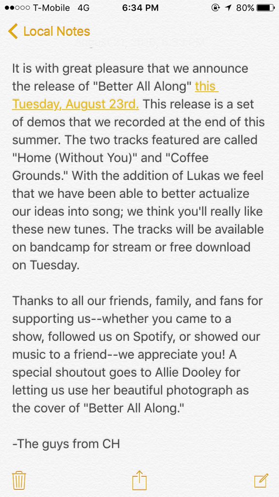 CardinalHeartIL's tweet photo. #BetterAllAlong #EmoRevival #tuesday #NewTunes https://t.co/XO0XR1K51T