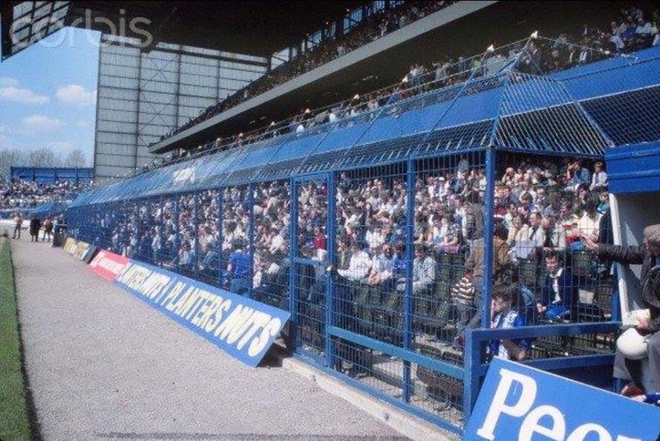 CFCCapsule's tweet photo. Great picture of the east stand. Unknown date. #cfc #chelseafc #ktbffh #vintage https://t.co/bhcEO1Nlum
