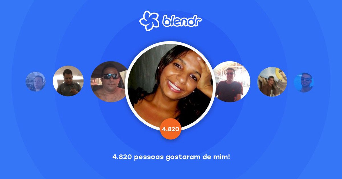 Conviva com Claudia e outras novas pessoas bem divertidas pertinho de você quando entrar no Blendr!