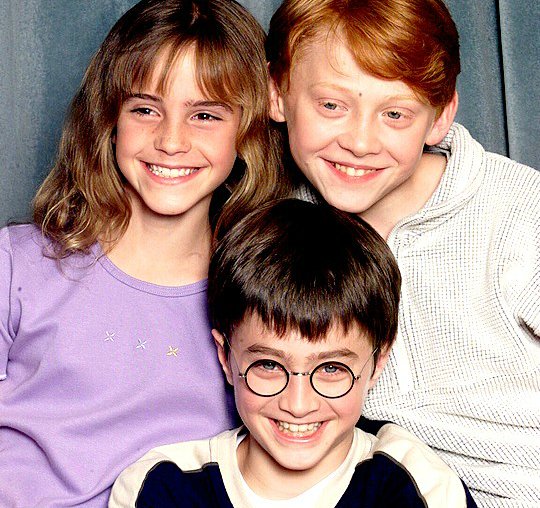 Hogwartssite's tweet image. Es imposible no sonreir al ver esta foto.