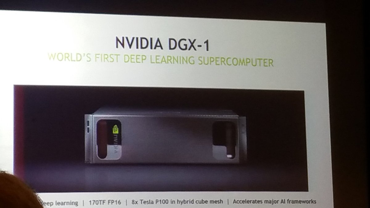 adammyers2's tweet photo. $100K hard drive and worth it, thanks Nvidia. #level3 #exede #equinix #internap #unitasglobal #brightsolid https://t.co/VK0szyh5xR