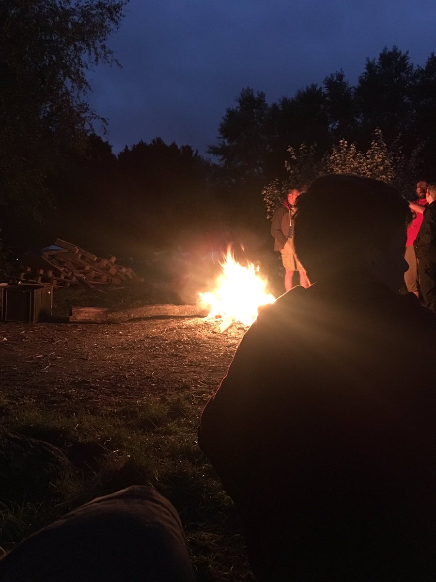 Day two done. Time for Scouts to start winding down before an all day wide game tomorrow. #iscout <a href="/hampshirescouts/">Hampshire Scouts</a>