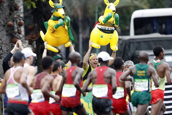 MossyandRobbo's tweet photo. Thanks Getty Images for this pic!🙏🏼
#Marathon #Athletics #Rio2016 

@JumpyOfficial #BrasilianCanguru https://t.co/t3i7jWmUoI
