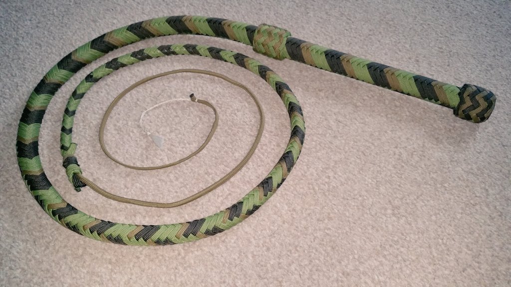 rednek_roy's tweet photo. A few more whips I've made over the past weeks. #whipmaker #whip #circus #westernskills #notapeinmywhips #bullwhip https://t.co/sUKXQyG7nZ