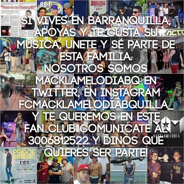 MackLaMelodiaBq's tweet image. Te esperamos! ✌🤘❌ #MackTeam #TheFamily @MackLaMelodia