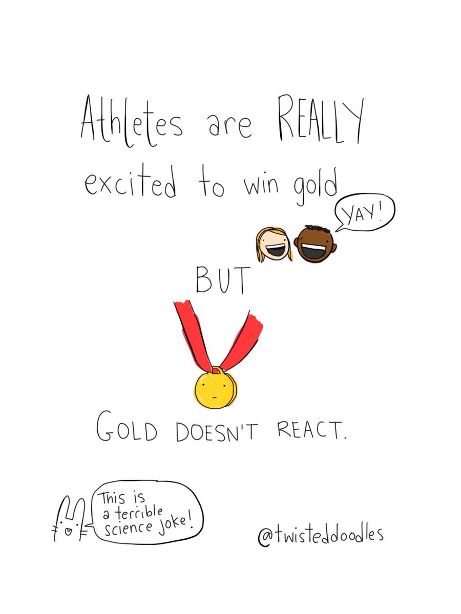 twisteddoodles's tweet photo. #Olympics #science #pun https://t.co/SrndgNrBIX