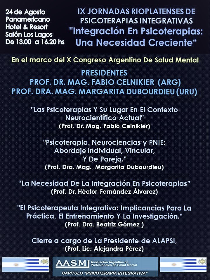 fabiocelnikier's tweet photo. Este Miércoles 13:00 en el Panamericano Hotel and Resort de Buenos Aires. Argentina. #Psicoterapias #Integrativas https://t.co/HnZizBt2ad