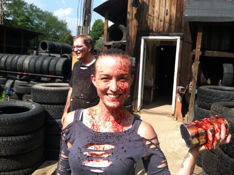 MaddyGTV's tweet photo. #Venture star #AmandaCollins from the set of new @MaddyGTV #OriginalSeries coming soon to @RokuPlayer @RokuGuide https://t.co/7CJR0OkrLs