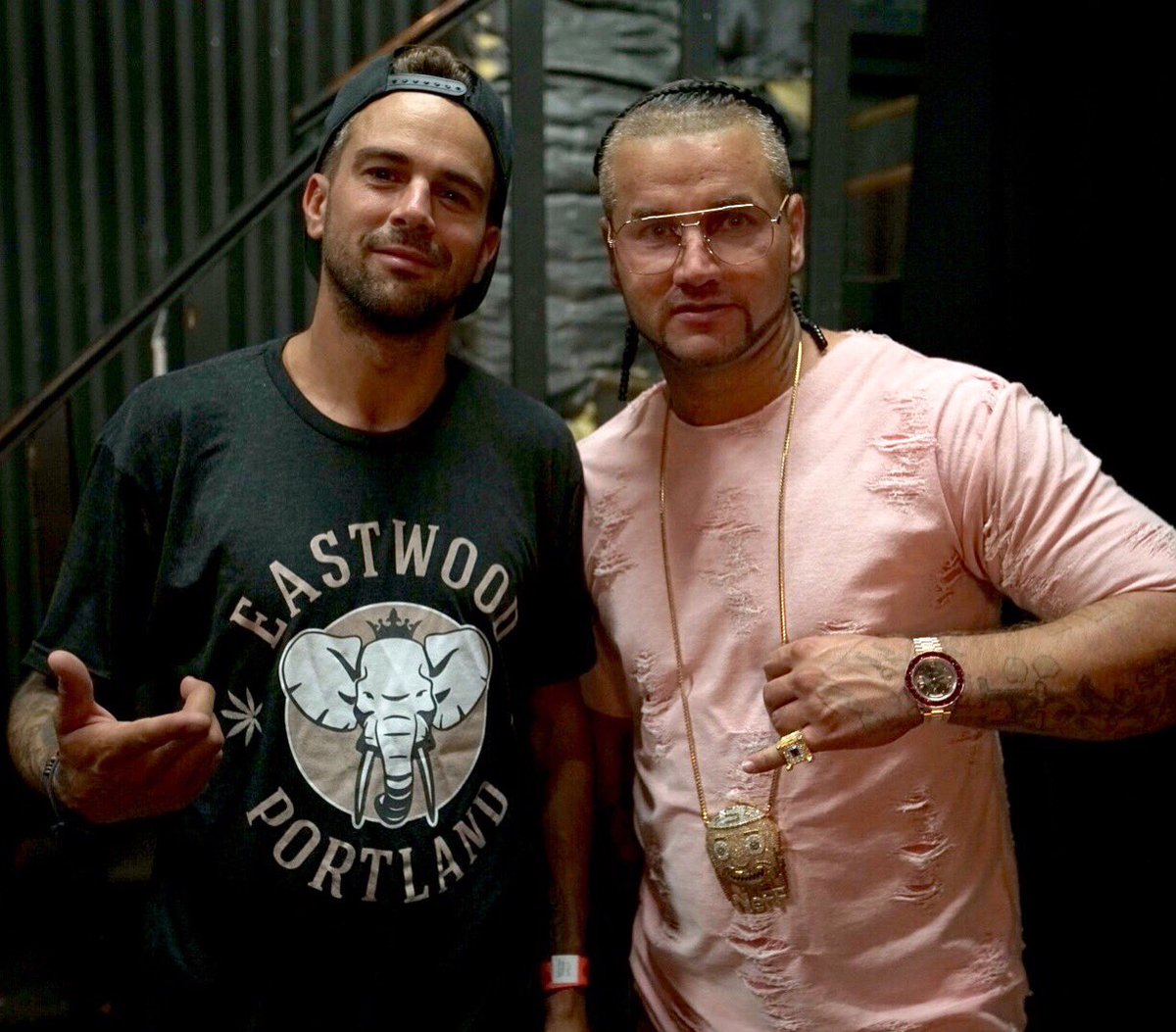 THEDJTJ's tweet photo. Good times catching up with @JODYHiGHROLLER . Props &amp; mad respect for the knowledge and opportunities he's given me https://t.co/YD2FNtZpga