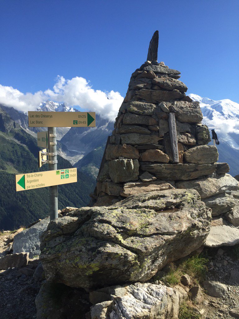Tete aux Vent the last big climb in the UTMB and CCC about 11k left to finish line