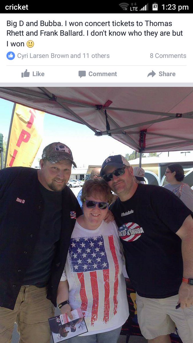 wendyjkerr's tweet photo. @bigdandbubba my facebook memory today. What a great memory 😊 love Big D and Bubba ❤ https://t.co/5S10bXsuG5