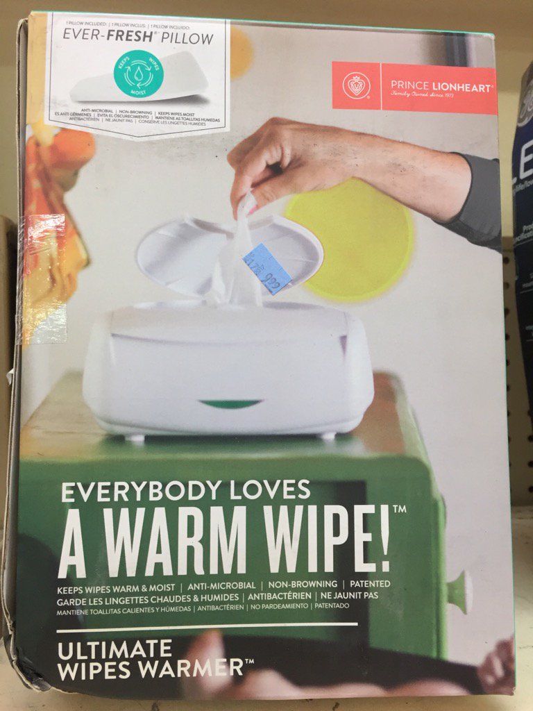 everybody loves a warm wipe