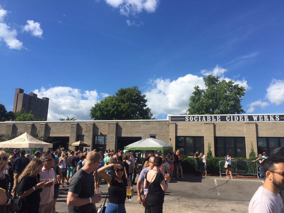 Enjoying a perfect day and the best cider in #Minneapolis. <a href="/SociableCider/">Sociable Cider Werks</a> <a href="/Charles_Bradley/">Charles Bradley</a>