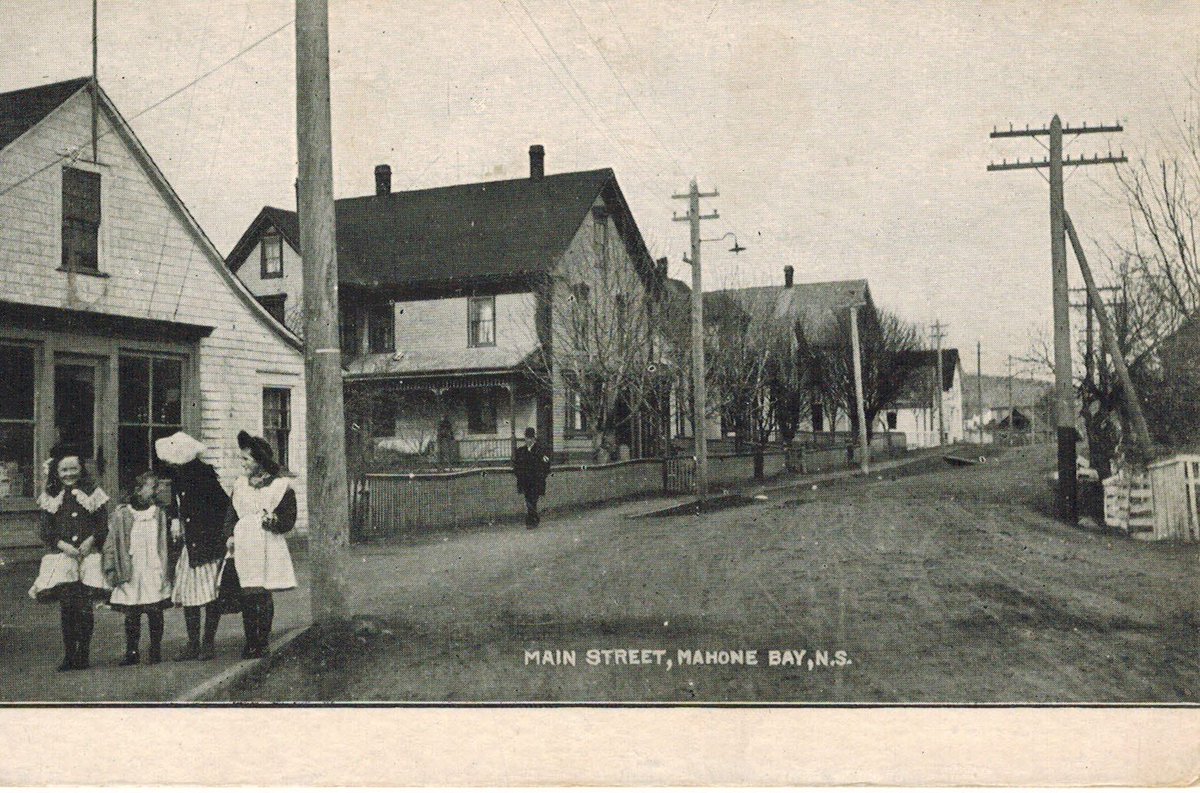 Main St., #MahoneBay #NovaScotia 1913 caperpics.com