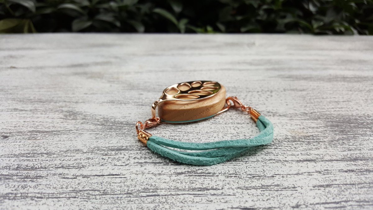 XeniahUnicorn's tweet photo. Rose Gold - Teal Soft Suede Bracelet for Bellabeat Light LEAF https://t.co/RJj4fIM1gB #Bellabeat #Bellaleaf https://t.co/Vj8l1IVviB