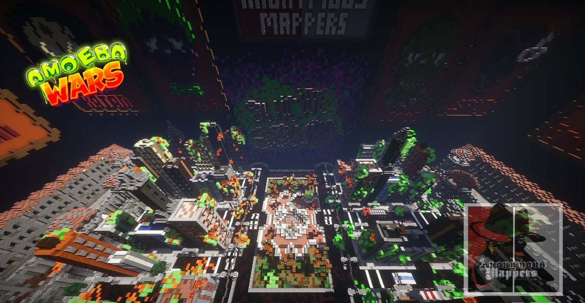 AnyMapper's tweet image. Finalizamos Agora pouco o mais novo mapa do mine game #AmoebaWars criado por @Nevoska esperamos que gostem.
