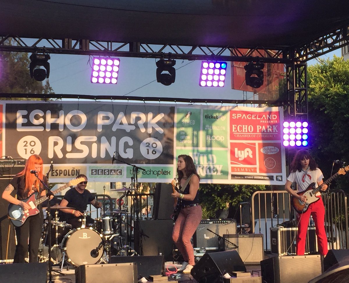 CristineMcClure's tweet photo. .@feelstheband tore it up on the Main Stage at @EchoParkRising! #EchoParkRising #epr2016 #echoparkrising2016 #feels https://t.co/QvxcqDuyE0