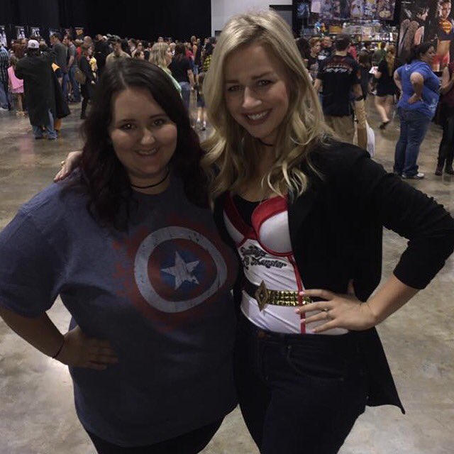 MissRadioJess's tweet image. When at @GeekdCon, you Harley Quinn! #GeekdCon2016 #DaddysLittleMonster