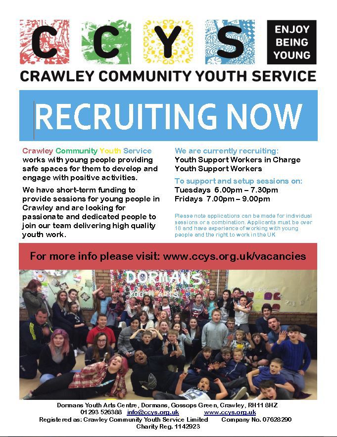 Recruiting Now (Aug 2016) ccys.org.uk/recruiting-now…