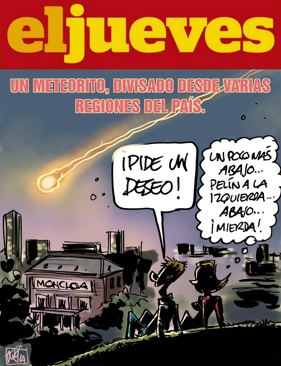 YedaiJamao's tweet photo. Este es el boceto de la primera portadilla que hice para @eljueves https://t.co/oiqx75U4JN
