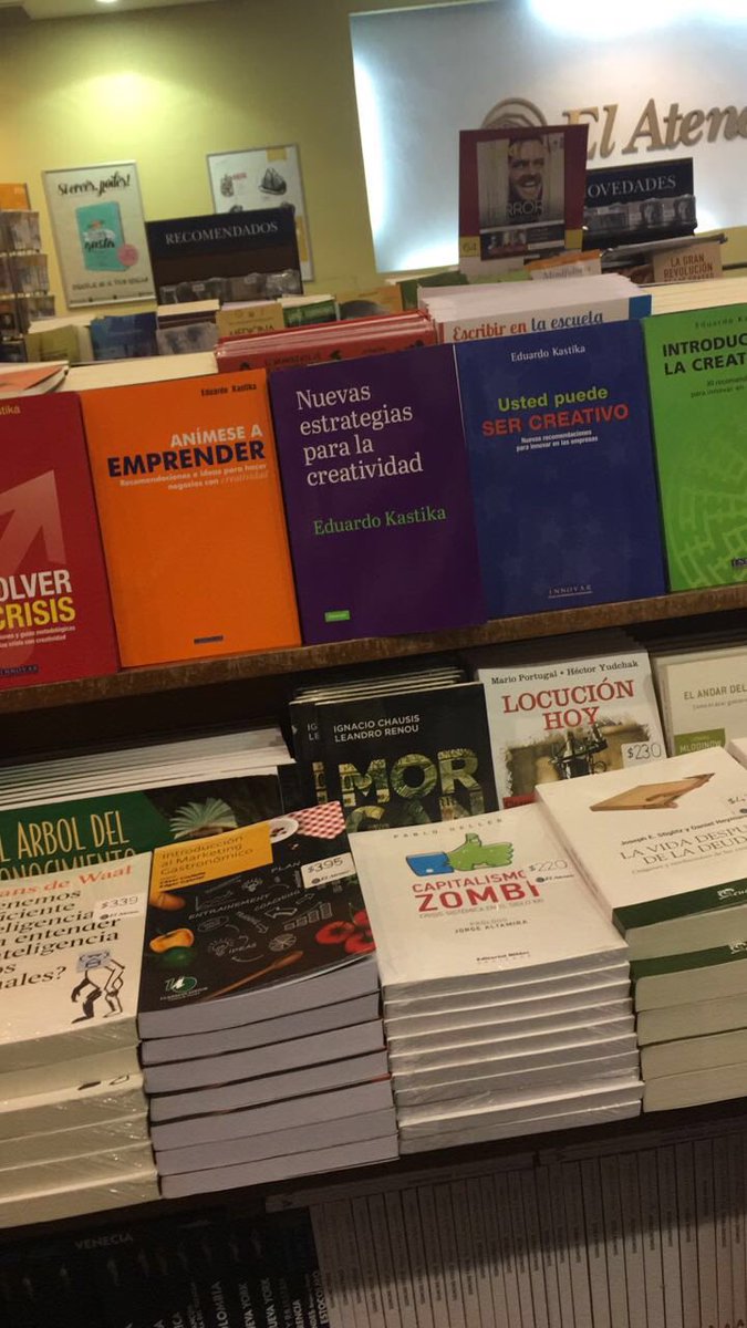 SebaTamanaha's tweet photo. "Nuevas Estrategias para la Creatividad" el nuevo libro de Edu Kastika. Felicitaciones!! @EduardoKastika https://t.co/Oycy9MOqKU