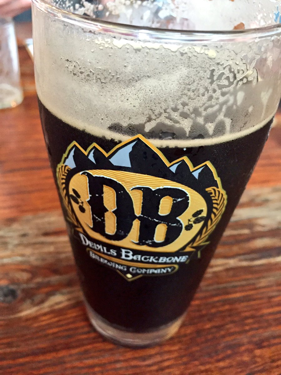 raleighwhatsup's tweet photo. Rainy lunch break @dbbrewingco on the way back to #NC. #summervacation #devilsbackbonebrewing #vabeer  #roadtrip https://t.co/9EmU62nZeu