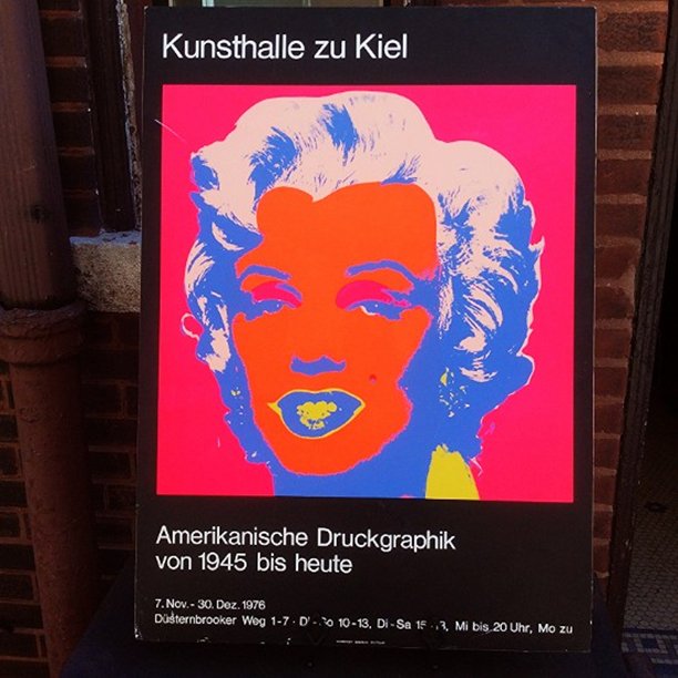 VtgLifeRedhead's tweet photo. #Vintage #PopArt #Warhol #GalleryPoster ft. #MarilynMonroe - #Kiel #Germany #1976 https://t.co/yiK4D9OYml https://t.co/wSGXvZxkHc