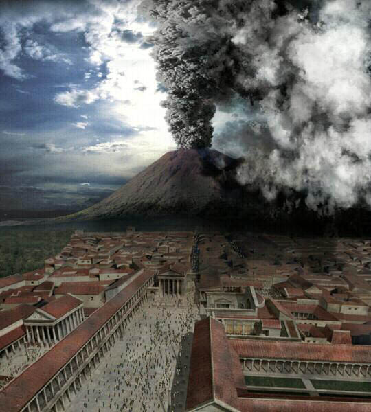 mhistoriacat's tweet photo. #taldiacomavui 79 Les ciutats de Pompeia, Herculà i Stabies queden sepultades per l'erupció del Vesuvi https://t.co/wjBC5yWJ6T