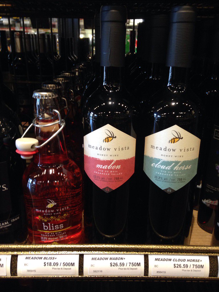 Unbelievably pumped to be carrying these <a href="/HoneyWines/">Meadow Vista</a>! (Let this be a reminder you need more #mead in your diet.)