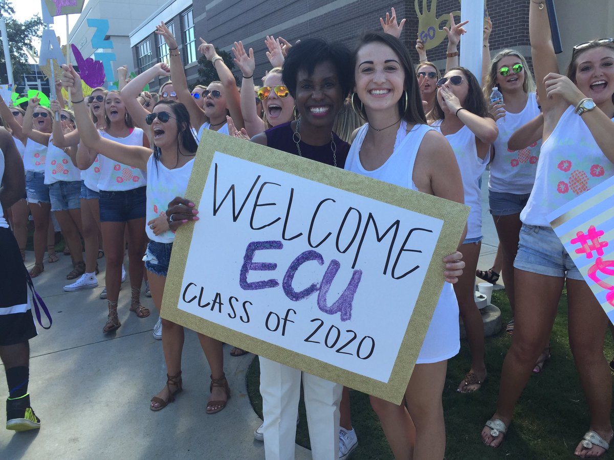 ECU_DOSE's tweet photo. Great event today to welcome #ECU20! #GoGreekECU https://t.co/UUSKfDxzcv