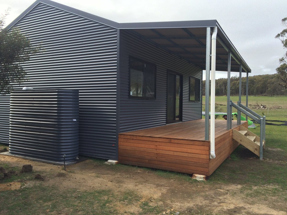 CompanyShed's tweet photo. Looking for an affordable housing solution? Look no further than our #bluescope and #colorbond steel kit homes. https://t.co/YAcm8PkIf3