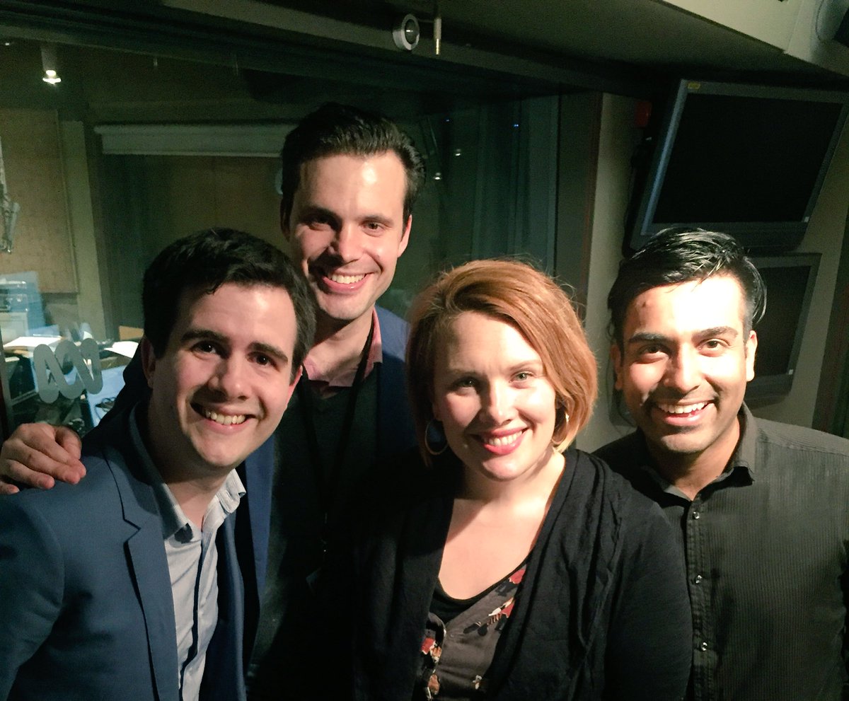 abcmelbourne's tweet image. Thanks for popping in @godmagicians ✨✨✨🎩