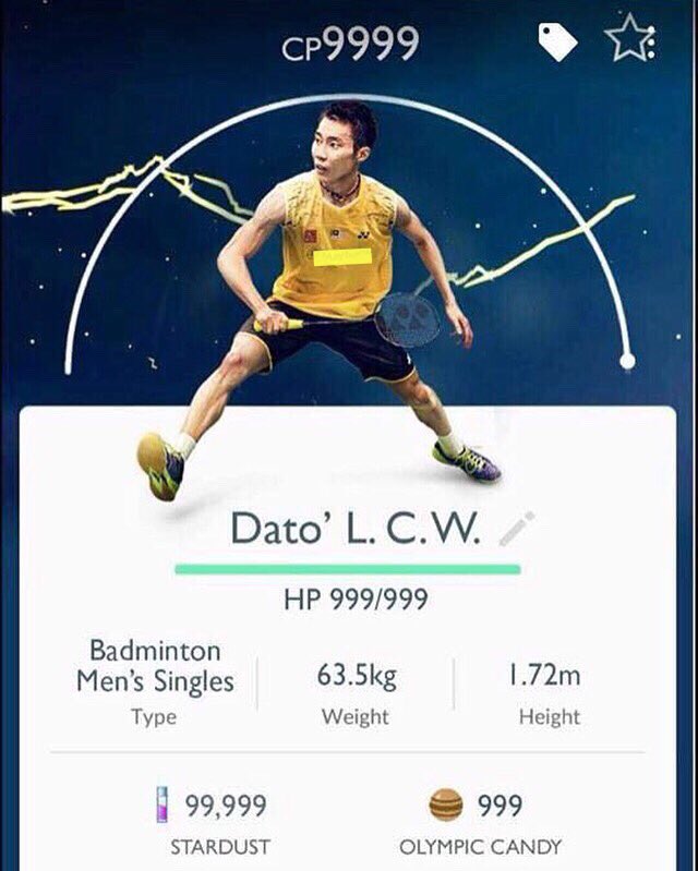 ClashOfMonster's tweet photo. Celebrate for our hero!#LeeChongWei https://t.co/Ahloq6i0O4