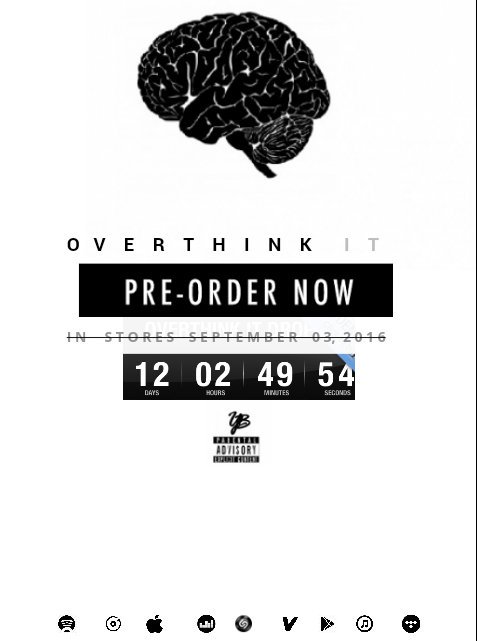 YungBrook's tweet photo. Pre-order now available! #OverthinkIt EP https://t.co/9uDPsgQaTo https://t.co/HXhqHKU4fm