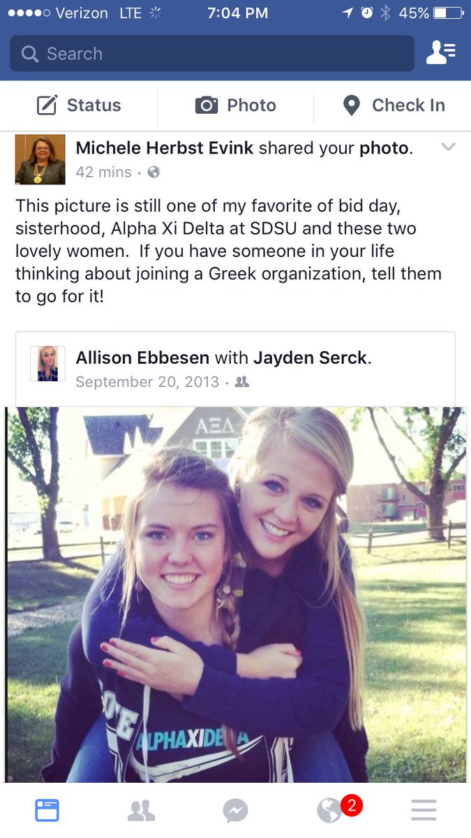 CallMeAllison's tweet photo. When the AXiD National President thinks you're pretty cute >>> @GratuitouslyMe https://t.co/H7EIRLt4XK