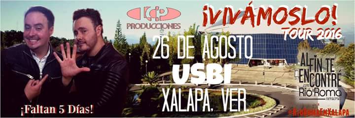 YamiM28's tweet photo. 5 días 5 días para escuchar ¡Buenas Noches Xalapa! #RíoRomaEnXalapa #AFTEVer @RioRomamx https://t.co/LwD2EsYYpN