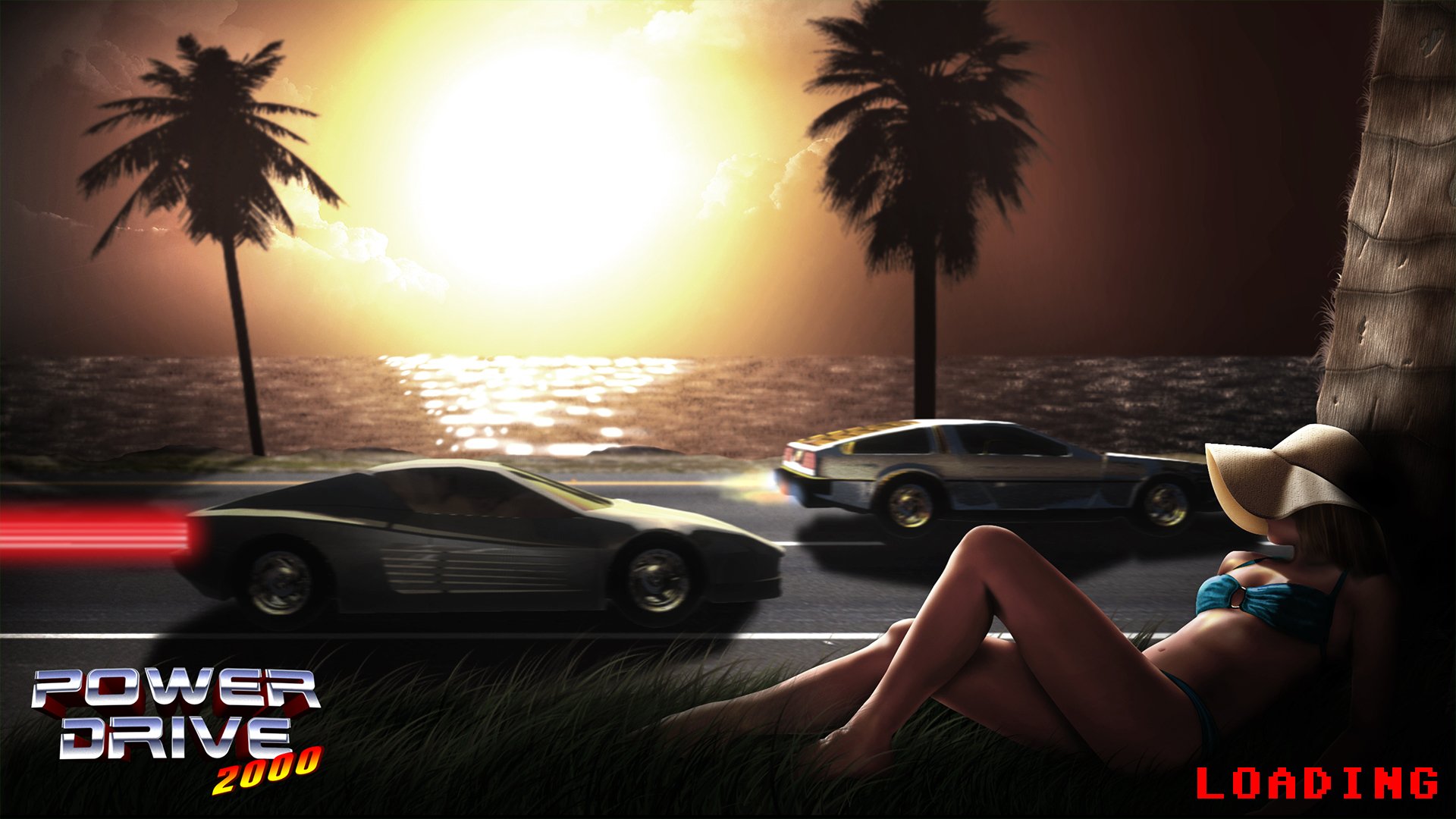 Power Drive 2000 on Twitter "Loading screen WIP for a late 