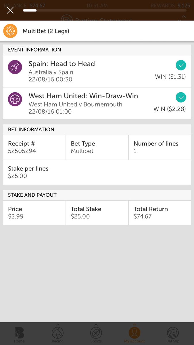 BetsMulti's tweet image. I wanna say it was easy money . Realistically it was close . A wins a win though ! #WHUBOU #RioOlympics2016