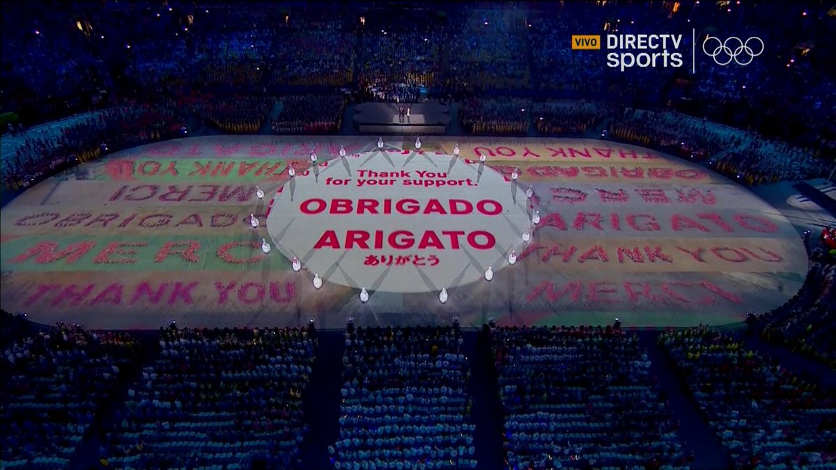 DSports's tweet photo. La presentación de #Tokio2020, en imágenes. ¡Fabuloso! 🎉 ¡Jamás imaginaste ver #Rio2016EnDIRECTV así! https://t.co/sJxRFe0yRV